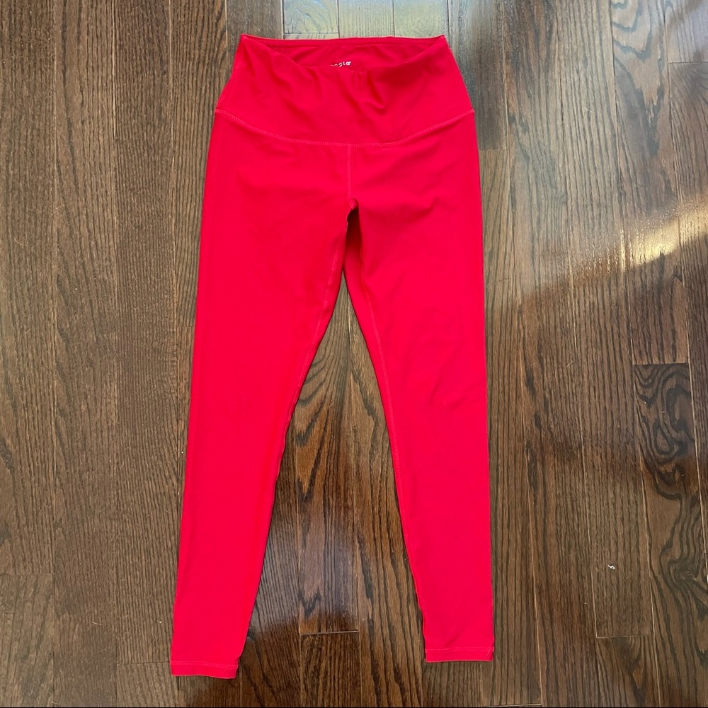 TSLA Red Yoga Leggings